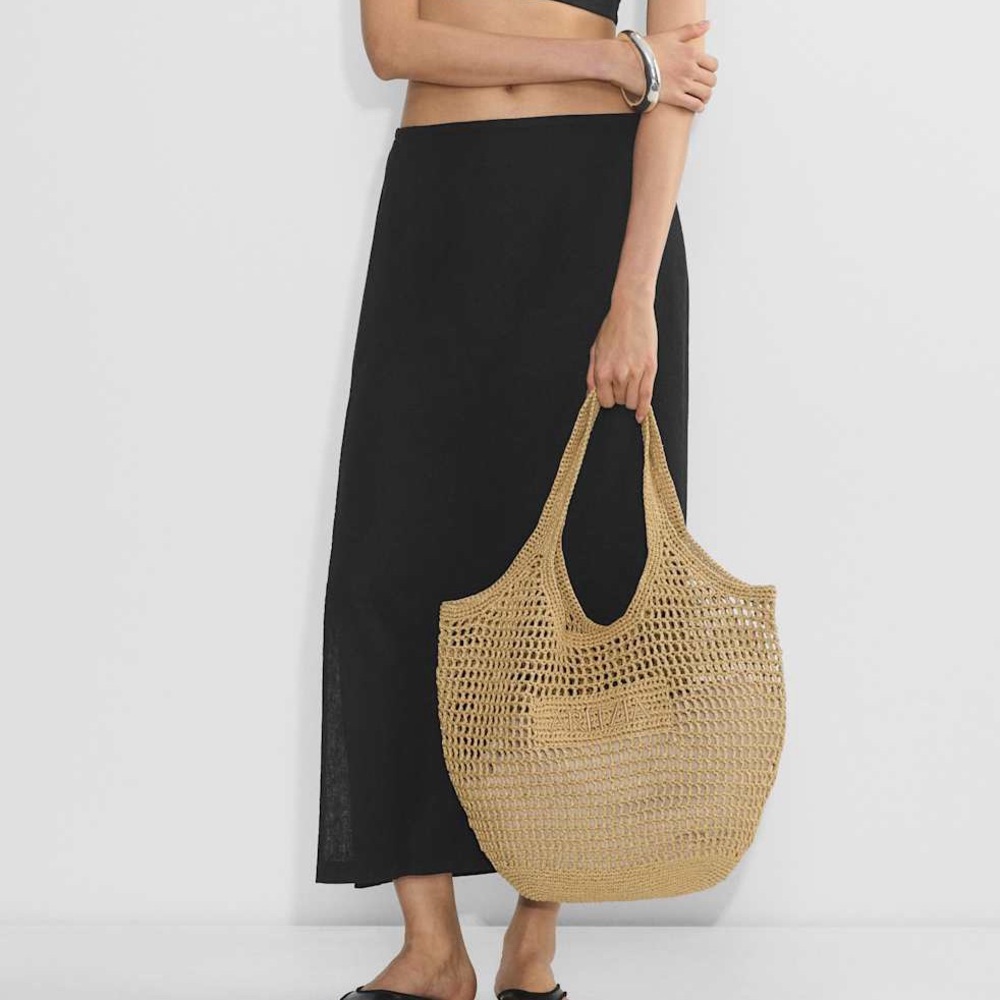 Aritzia Tan Tote Bag